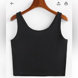 Heather V neck corp tank